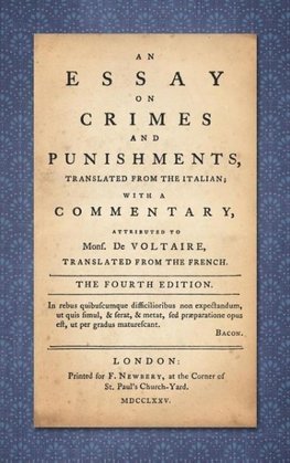 An Essay on Crimes and Punishments