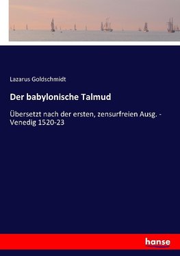 Der babylonische Talmud