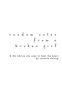 Random Notes from a Broken Girl