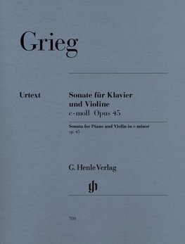 Sonate für Klavier und Violine c-moll op. 45