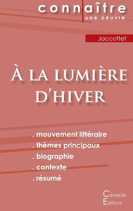 Fiche de lecture À la lumière d'hiver (Analyse littéraire de référence et résumé complet)