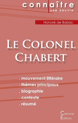 Fiche de lecture Le Colonel Chabert (Analyse littéraire de référence et résumé complet)