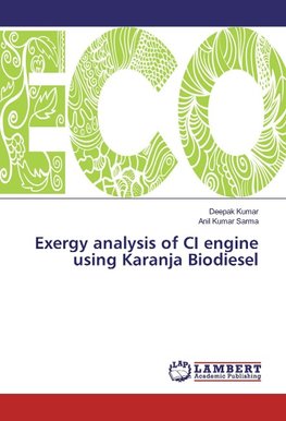 Exergy analysis of CI engine using Karanja Biodiesel