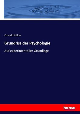 Grundriss der Psychologie