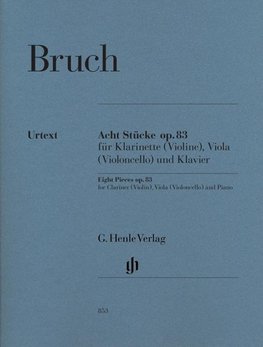 Acht Stücke op. 83 für Klarinette (Violine), Viola (Violoncello) und Klavier