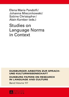 Studies on Language Norms in Context