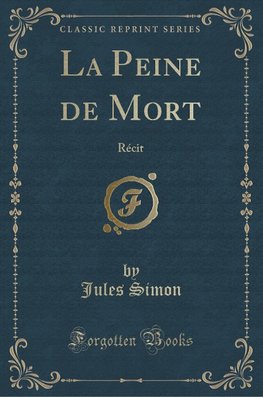 Simon, J: Peine de Mort