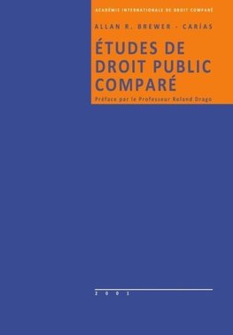 ÉTUDES DE DROIT PUBLIC COMPARÉ