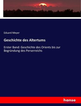 Geschichte des Altertums