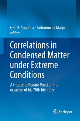 Correlations in Condensed Matter under Extreme Conditions