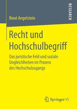 Recht und Hochschulbegriff