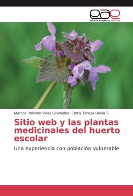 Sitio web y las plantas medicinales del huerto escolar