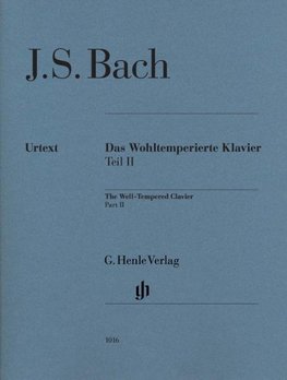 Das Wohltemperierte Klavier Teil 2 ohne Fingersätze, Urtext