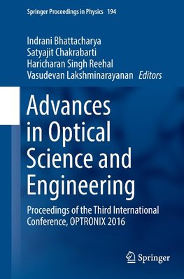 Advances in Optical Science and Engineering