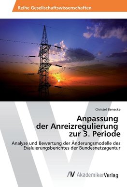 Anpassung der Anreizregulierung zur 3. Periode