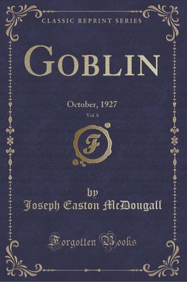 McDougall, J: Goblin, Vol. 8