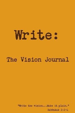 Write The Vision Journal