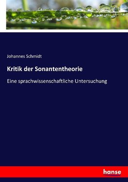 Kritik der Sonantentheorie