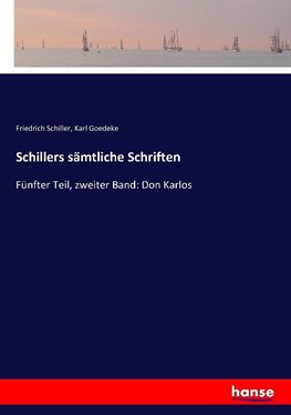 Schillers sämtliche Schriften