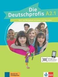 Die Deutschprofis A2.1. Kurs- und Übungsbuch + Audios und Clips online