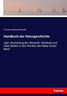 Handbuch der Naturgeschichte