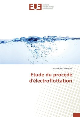 Etude du procédé d'électroflottation