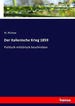 Der italienische Krieg 1859