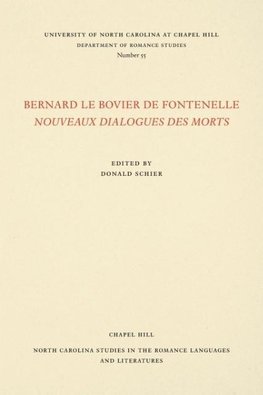 Bernard le Bovier de Fontenelle Nouveaux Dialogues des Morts