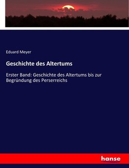 Geschichte des Altertums