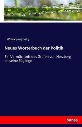 Neues Wörterbuch der Politik