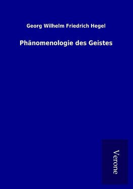 Phänomenologie des Geistes