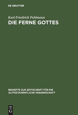 Die Ferne Gottes