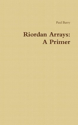 Riordan Arrays