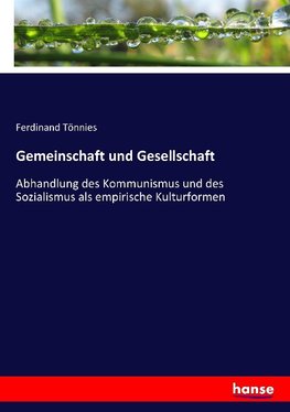 Gemeinschaft und Gesellschaft