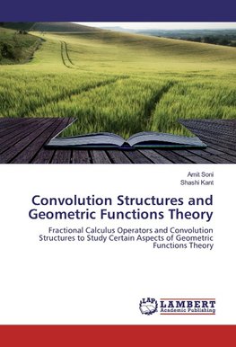 Convolution Structures and Geometric Functions Theory