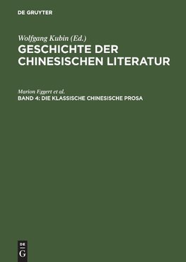 Die klassische chinesische Prosa