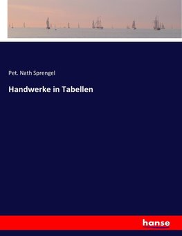 Handwerke in Tabellen