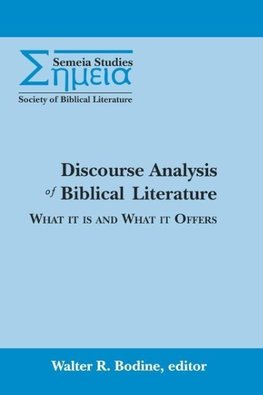 Discourse Analysis of Biblical Literature