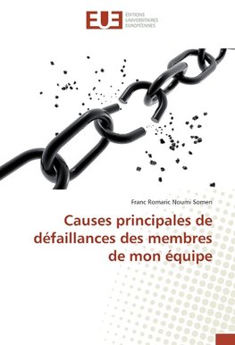 Causes principales de défaillances des membres de mon équipe