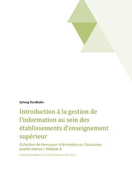 Introduction à la gestion de l'information au sein des établissements d'enseignement