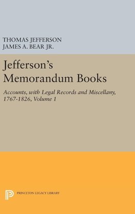 Jefferson's Memorandum Books, Volume 1