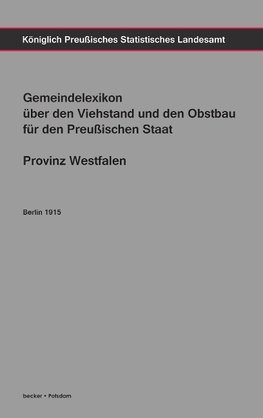 Gemeindelexikon über den Viehstand und den Obstbau.