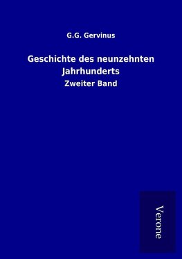 Geschichte des neunzehnten Jahrhunderts