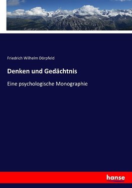 Denken und Gedächtnis