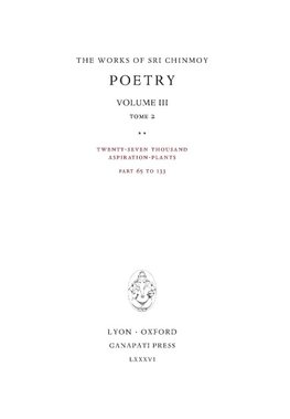 Poetry III, tome 2