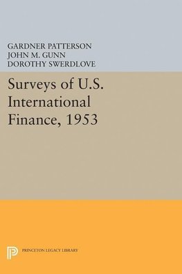 Surveys of U.S. International Finance, 1953