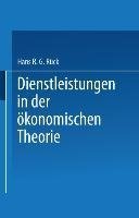 Dienstleistungen in der ökonomischen Theorie