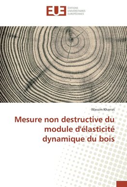 Mesure non destructive du module d'élasticité dynamique du bois