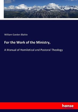 For the Work of the Ministry,