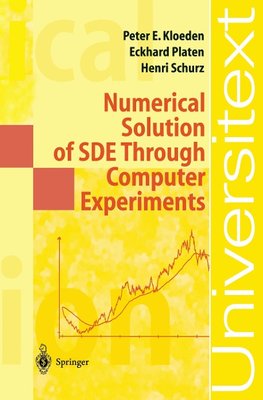 Numerical Solution of SDE Through Computer Experiments